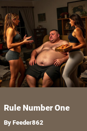Book cover for Rule Number One, a weight gain story by Feeder862