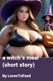 Book cover for A witch’s meal (short story), a weight gain story by LovesToFeed