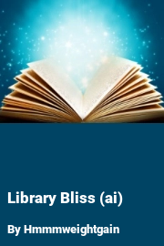 Book cover for Library Bliss (ai), a weight gain story by Hmmmweightgain