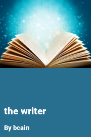 Book cover for The writer, a weight gain story by Bcain