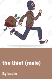 Book cover for The thief (male), a weight gain story by Bcain