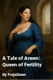 Book cover for A Tale of Arwen: Queen of Fertility, a weight gain story by FrejaDawn