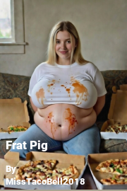Book cover for Frat Pig, a weight gain story by MissTacoBell2018
