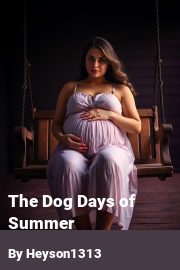 Book cover for The Dog Days of Summer, a weight gain story by Heyson1313