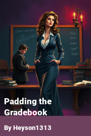 Book cover for Padding the Gradebook, a weight gain story by Heyson1313