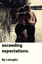 Book cover for Exceeding expectations., a weight gain story by Luisapio