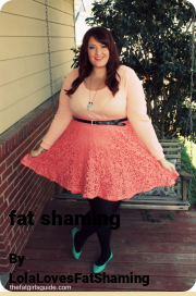 Book cover for Fat shaming, a weight gain story by LolaLovesFatShaming