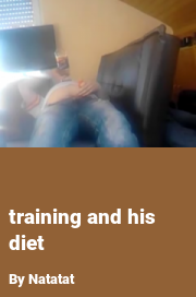 Book cover for Training and his diet, a weight gain story by Natatat
