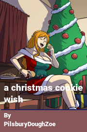 Book cover for A christmas cookie wish, a weight gain story by PilsburyDoughZoe