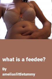 Book cover for What Is a Feedee?, a weight gain story by Ameliaslittletummy