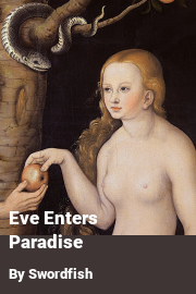 Book cover for Eve Enters Paradise, a weight gain story by Swordfish