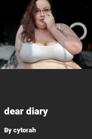 Book cover for Dear diary, a weight gain story by Cytorah