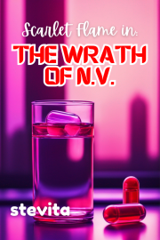 Book cover for Scarlet Flame In: the Wrath of Nv, a weight gain story by Stevita