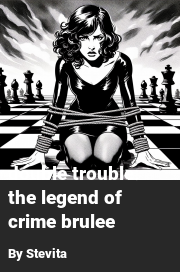 Book cover for Double trouble: the legend of crime brulee, a weight gain story by Stevita