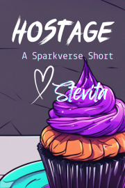 Book cover for Hostage, a weight gain story by Stevita