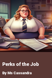 Book cover for Perks of the Job, a weight gain story by Ms Cassandra