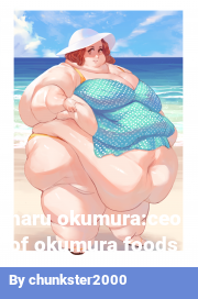 Book cover for Haru okumura:ceo of okumura foods, a weight gain story by Chunkster2000