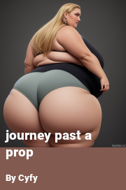 Book cover for Journey past a prop, a weight gain story by Cyfy