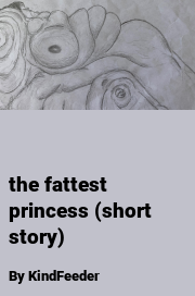 Book cover for The fattest princess (short story), a weight gain story by KindFeeder