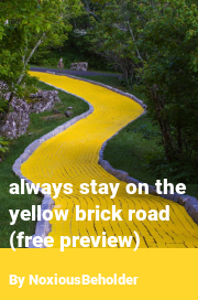 Book cover for Always stay on the yellow brick road (free preview), a weight gain story by FilmFetishist