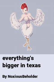 Book cover for Everything's bigger in texas, a weight gain story by FilmFetishist