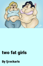 Book cover for Two fat girls, a weight gain story by Ljrockarts