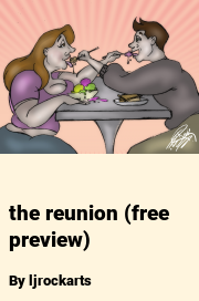Book cover for The Reunion (free Preview), a weight gain story by Ljrockarts
