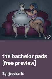 Book cover for The bachelor pads [free preview], a weight gain story by Ljrockarts