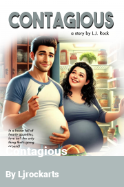 Book cover for Contagious, a weight gain story by Ljrockarts