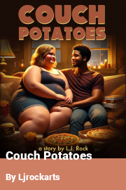 Book cover for Couch Potatoes, a weight gain story by Ljrockarts