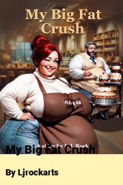 Book cover for My Big Fat Crush, a weight gain story by Ljrockarts