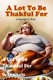 Book cover for A Lot to Be Thankful For, a weight gain story by Ljrockarts