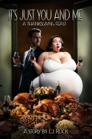 Book cover for It's Just You and Me, a weight gain story by Ljrockarts