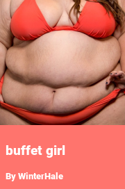 Book cover for Buffet girl, a weight gain story by WinterHale