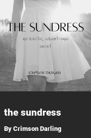 Book cover for The sundress, a weight gain story by Crimson Darling