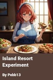 Book cover for Island Resort Experiment, a weight gain story by Pebb13