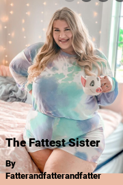 Book cover for The Fattest Sister, a weight gain story by Fatterandfatterandfatter