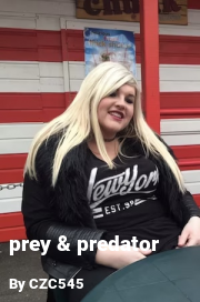 Book cover for Prey & predator, a weight gain story by CZC545