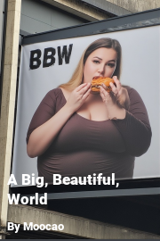 Book cover for A Big, Beautiful, World, a weight gain story by Moocao