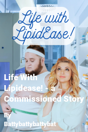 Book cover for Life With Lipidease! - a Commissioned Story, a weight gain story by Battybattybattybat