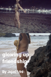Book cover for Glowing up friendship, a weight gain story by Jojo0196