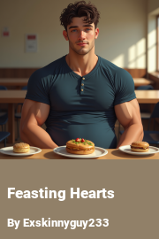 Book cover for Feasting Hearts, a weight gain story by Exskinnyguy233