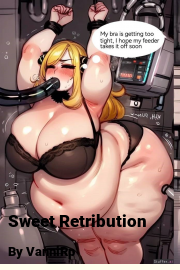 Book cover for Sweet Retribution, a weight gain story by VanniRp