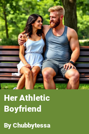 Book cover for Her Athletic Boyfriend, a weight gain story by Chubbytessa