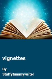 Book cover for Vignettes, a weight gain story by Stuffytummywriter