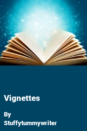 Book cover for Vignettes, a weight gain story by Stuffytummywriter