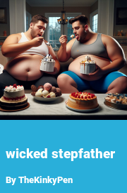 Book cover for Wicked Stepfather, a weight gain story by TheKinkyPen