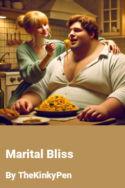 Book cover for Marital Bliss, a weight gain story by TheKinkyPen