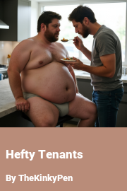 Book cover for Hefty Tenants, a weight gain story by TheKinkyPen