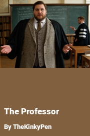Book cover for The Professor, a weight gain story by TheKinkyPen